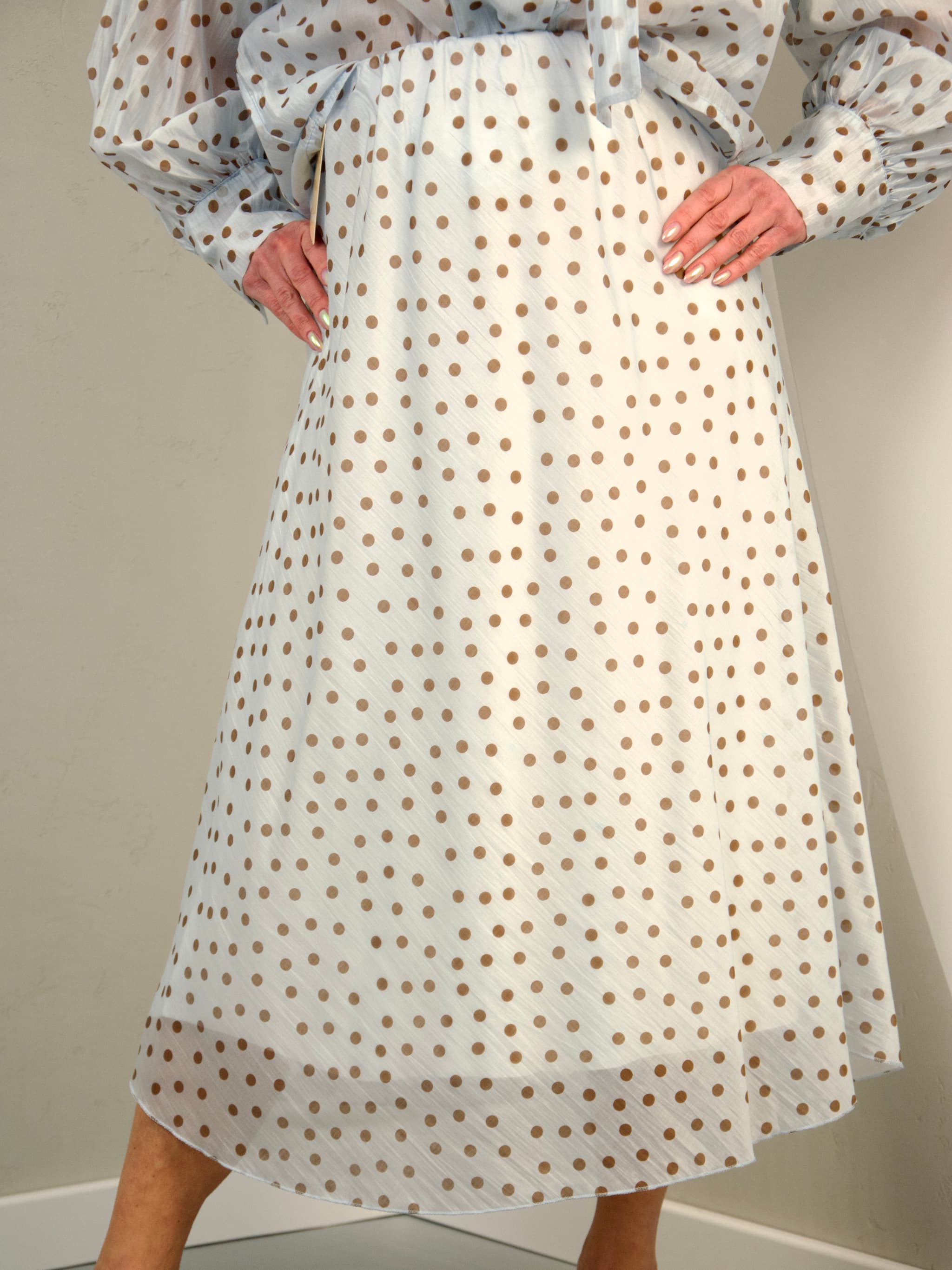 Polka dot skirt
