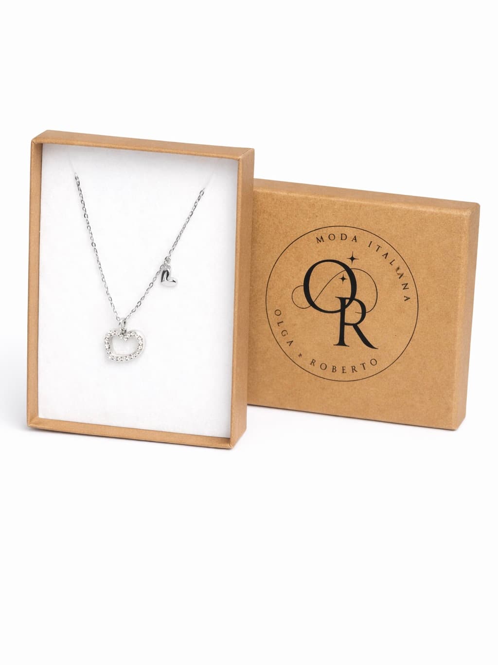 925 silver heart necklace