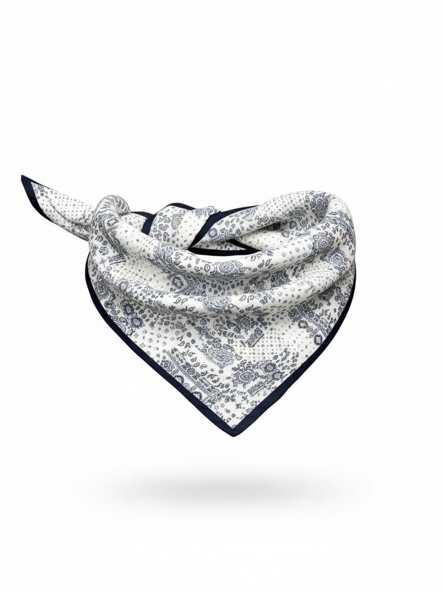 Gawroszka trójkątną z motywem bandana