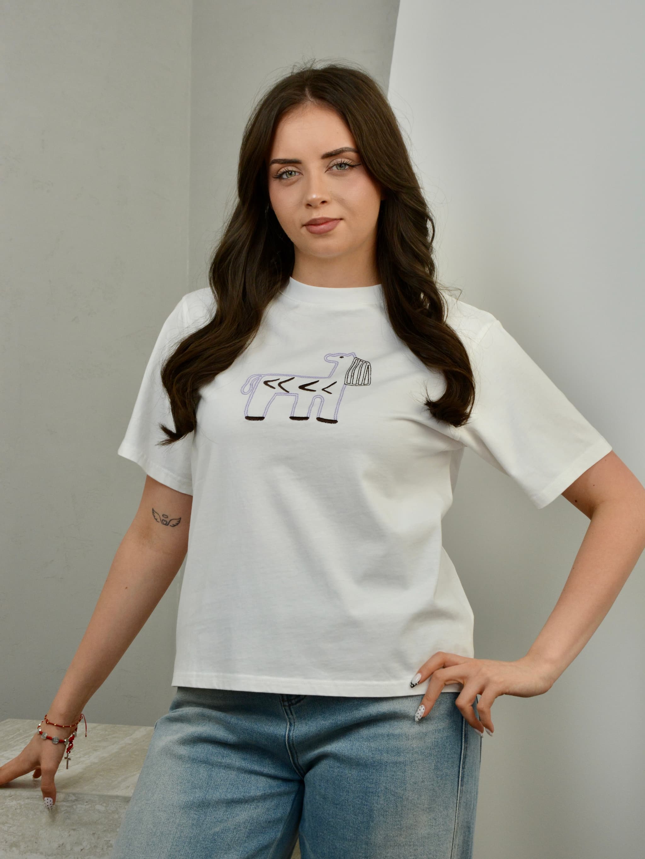 T-shirt z koniem