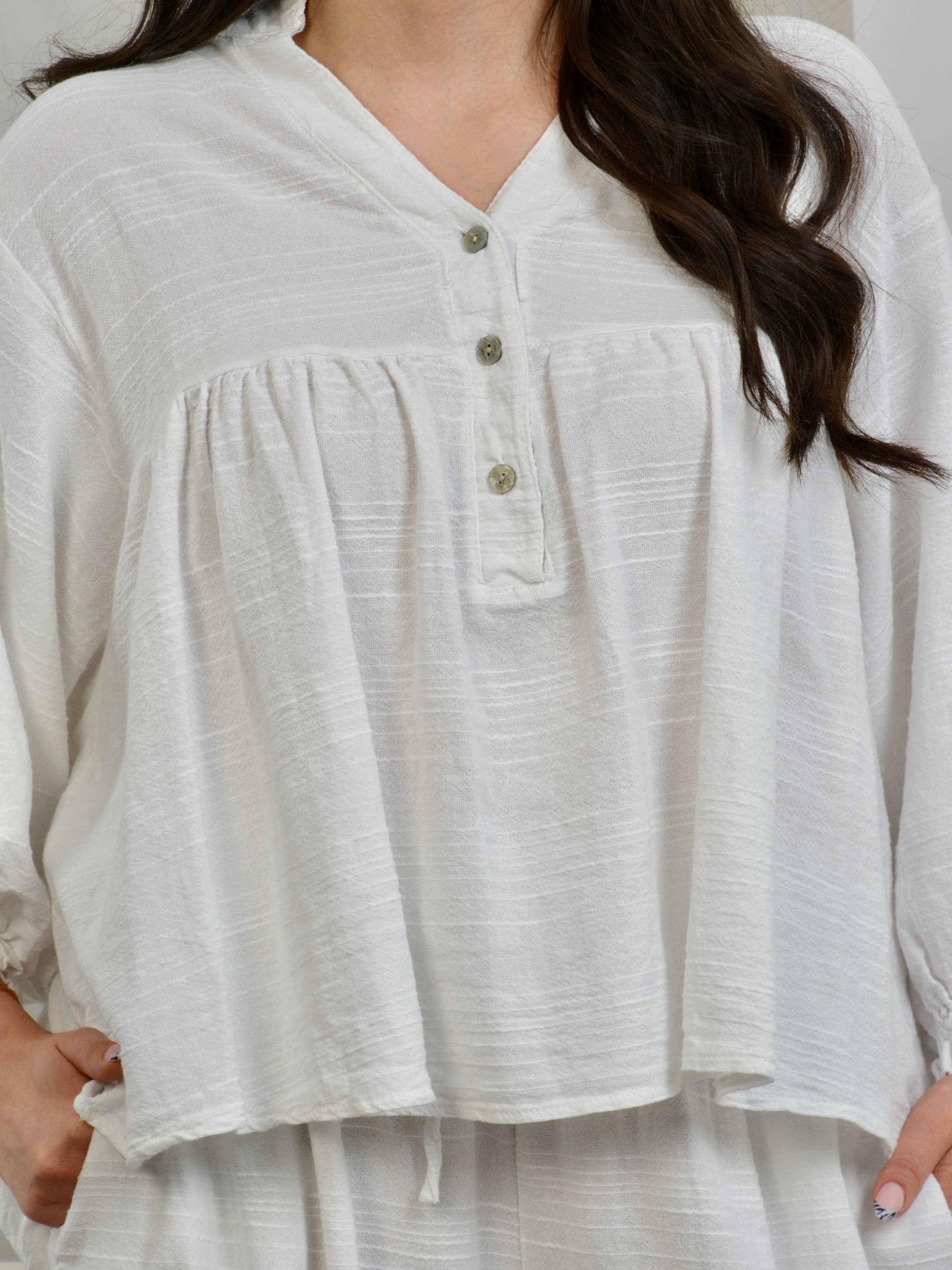 Bluzka bawełniana motyl