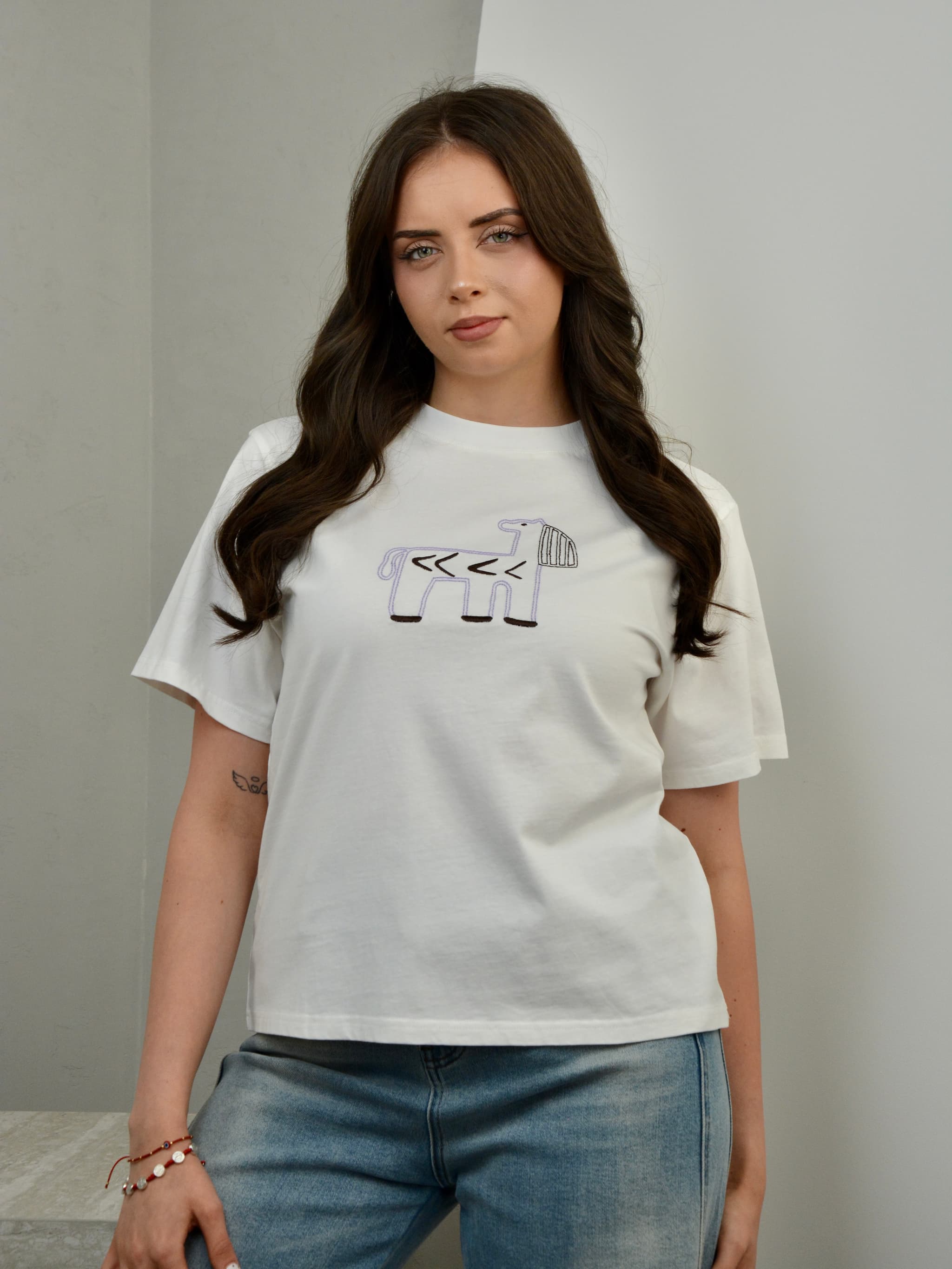 T-shirt z koniem