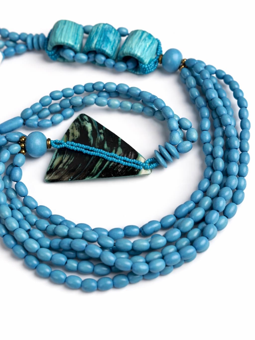 Alex Max pendant blue resin