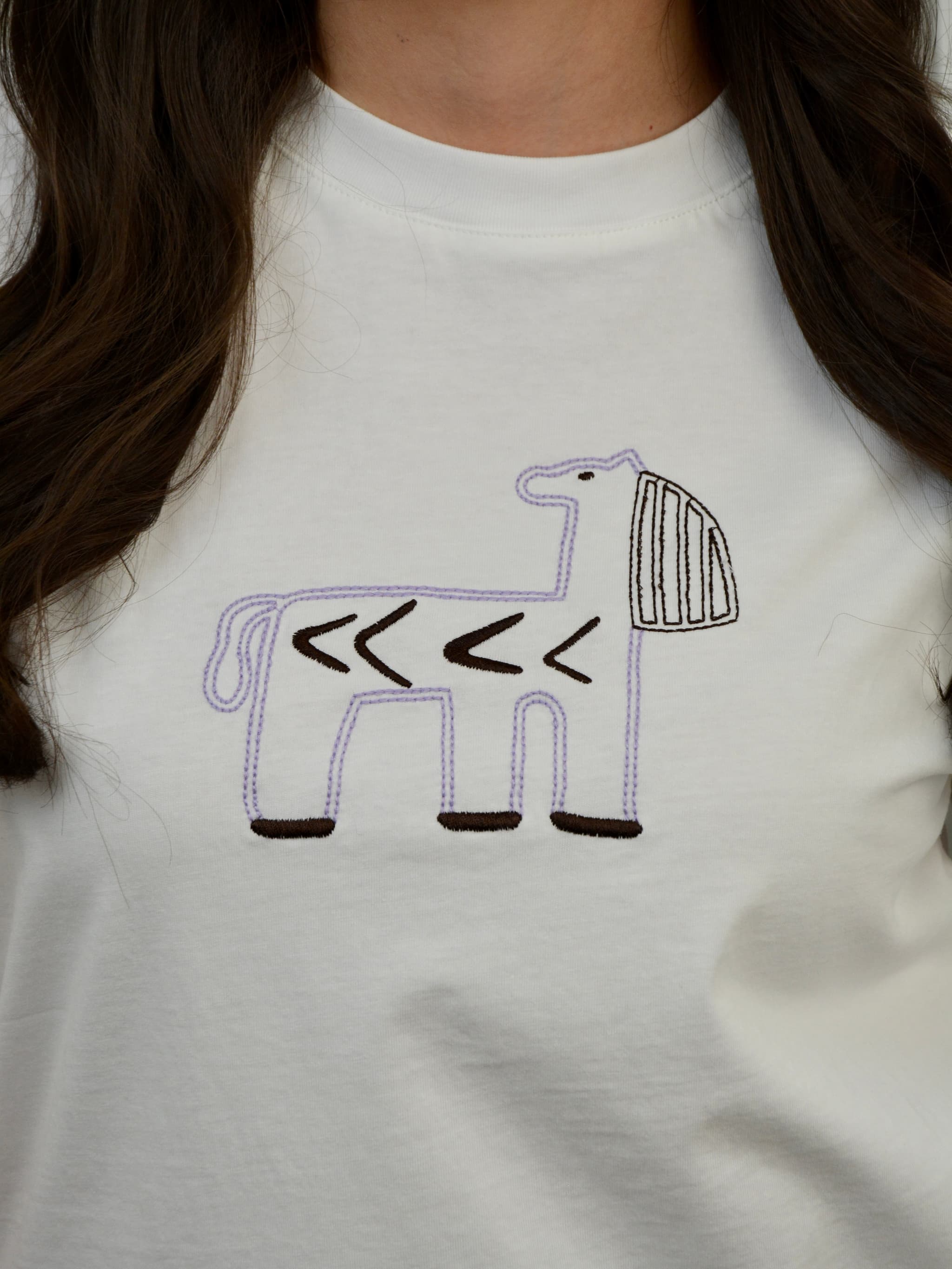 T-shirt z koniem