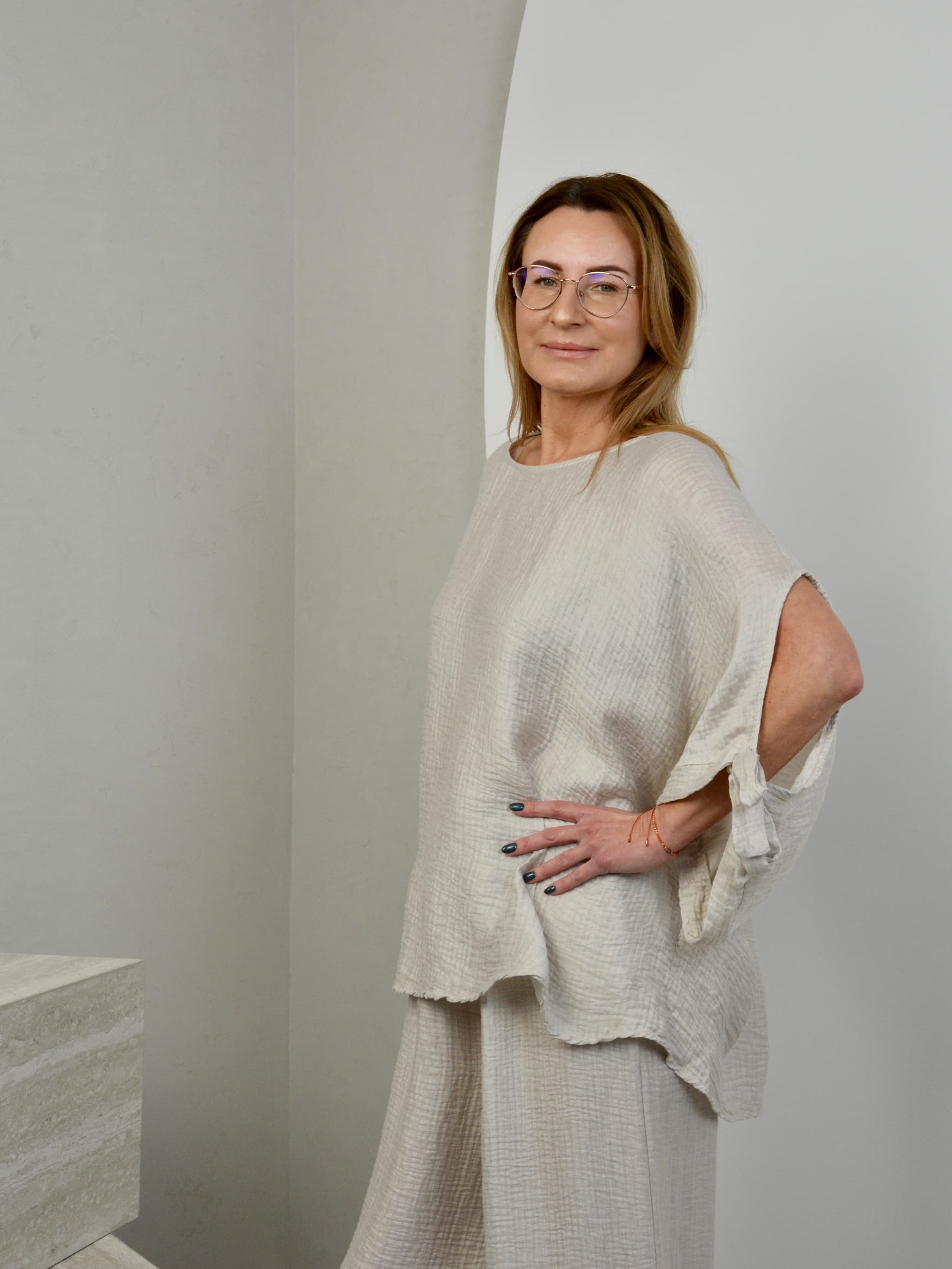 Bluzka muślinowa z kokardką WYPRZEDAŻ