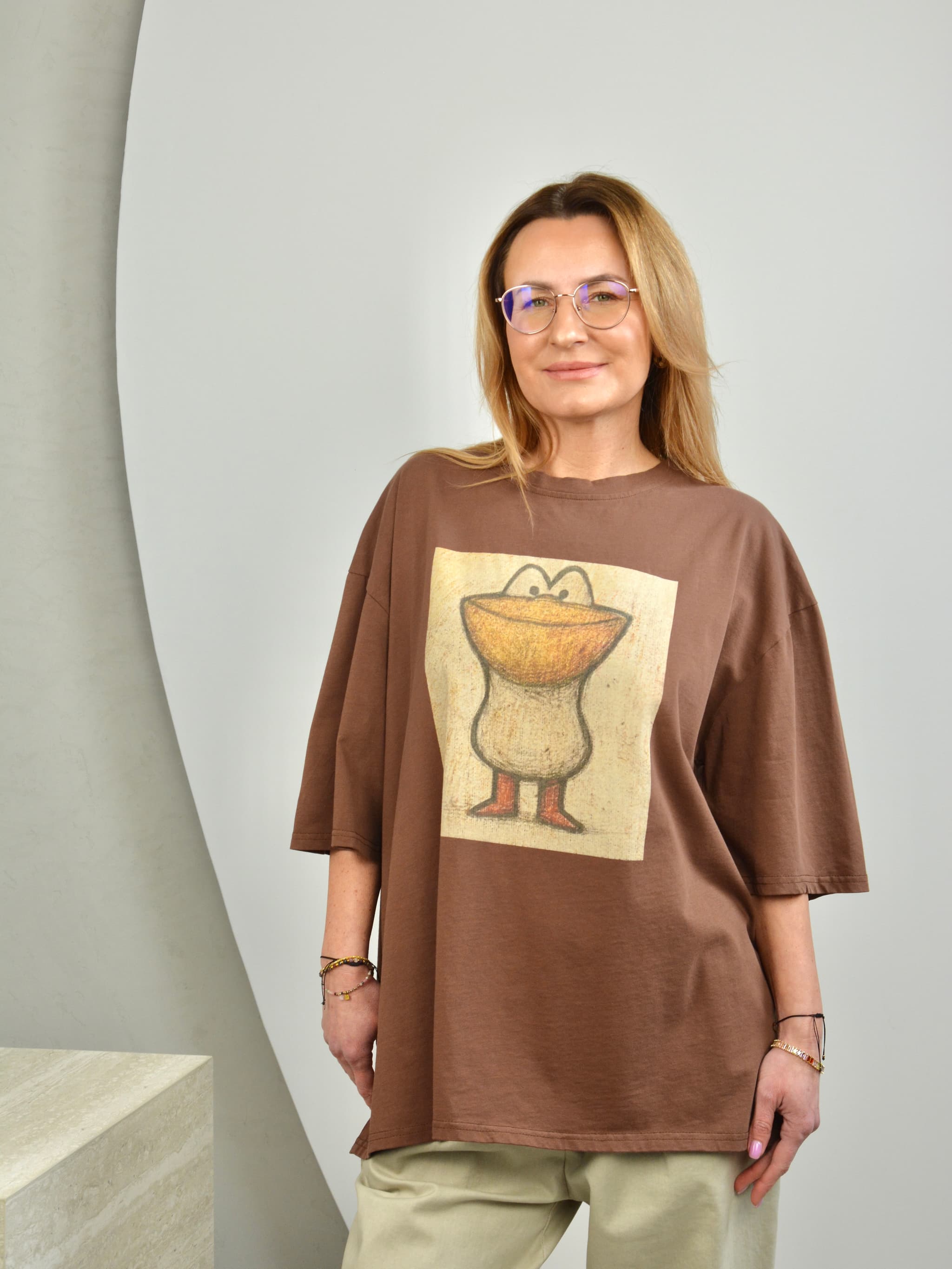 T-shirt z gęsią